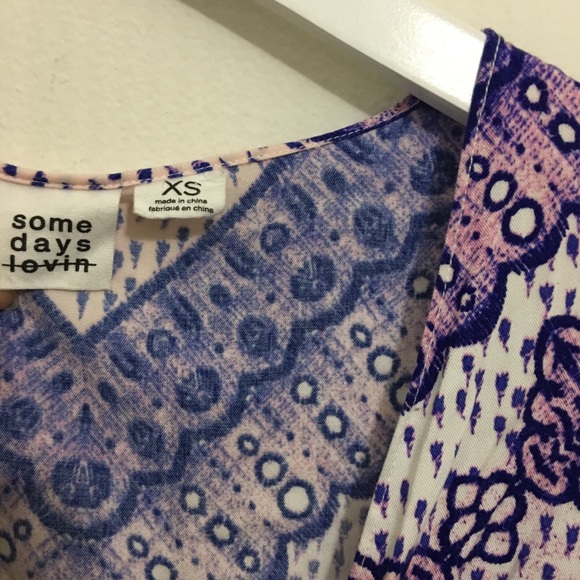 Some Days Lovin’ Pink and Purple Romper Playsuit - Picture 8 of 8